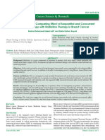 Retrospective Study Comparing Effect of Sequential and Concurrent Hormonal Therapy With Radiation Therapy in Breast Cancer