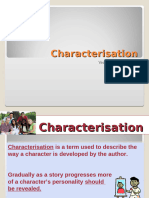 Week 1 - Characterisation