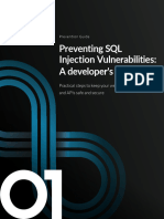 Preventing SQL Injection Vulnerabilities Developers Guide