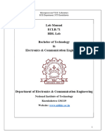 Lab Manual ECLR-71 HDL Lab Bachelor of Technology in Electronics & Communication Engineering