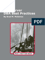 SQL Server DBA Best Practices