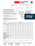 Measurment Records - Big End Bearing Bore