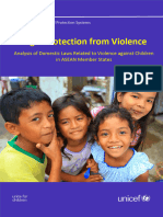 Legal Protection From Violence Analysis of Domestic Laws Related To Violence Against Children in ASEAN Member States