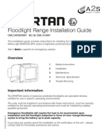 SPARTAN Floodlight Zone1 Installation Instructions