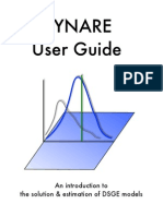 Dynare Userguide