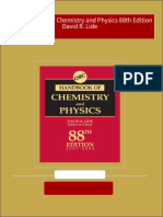 CRC Handbook of Chemistry and Physics 88th Edition David R. Lide All Chapters Instant Download