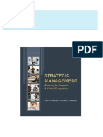 Complete Download of Strategic Management Planning For Domestic &amp Global Competition Pearce 13th Edition Test Bank Full Chapters in PDF