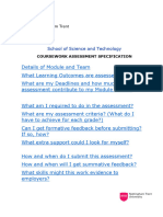 COMP30261 - Assessment Details Laboratory Report