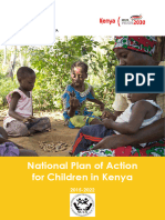 National Plan of Action For Children in Kenya 2015 2022