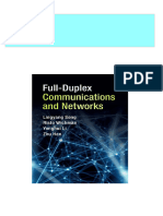 Instant Download Full Duplex Communications and Networks 1st Edition Lingyang Song PDF All Chapter