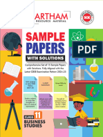 Class 11 Business Studies Sample Paper Set 14