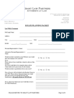 Estate Planning Packet 1