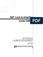 DSP Lock-In Amplifier Model SR830: Stanford Research Systems