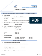 Ammonium Hydroxide 2730 Solution Lab Grade Safety Data Sheet 6736273cb4418