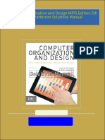 Complete Answer Guide for Computer Organization and Design MIPS Edition 5th Edition Patterson Solutions Manual