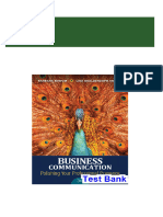 Full download Business Communication Polishing Your Professional Presence 3rd Edition Shwom Test Bank pdf docx