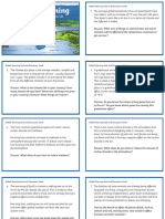 Global Warming Fact and Discussion Cards Fact Cards