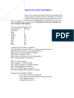 IGP Interview Questions for CCNA and CCNP Engineers