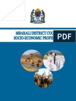 Mbarali DC- Socio- Economic Profile- 2015 Latest