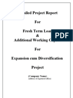 Detailed Project Report Format