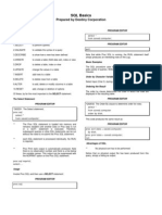 SQL Basics: Prepared by Destiny Corporation