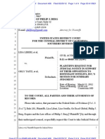 Liberi V Taitz Plaintiffs Request For Judicial Notice Doc 466