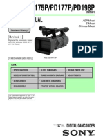 Sony Dsr-pd175 - pd177 - pd198 Service Manual