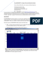 Modeling Electrical Resistivity With RES2DMOD