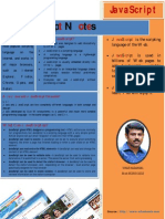 Javascript Note by Vikas Kadakkal