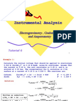 Tutorial 6 Electrogravimetry Coulomtry Amperometry