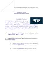 Short Title, Application and Commencement. - (1) This Order May Be Called The Companies (Auditor's Report) Order, 2003