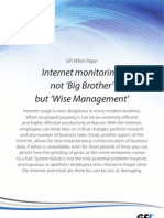 Internet Monitoring: Not Big Brother' But Wise Management'