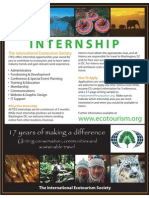 The International Ecotourism Society Internship Program