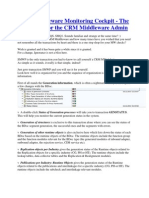 CRM Middleware Monitoring Cockpit