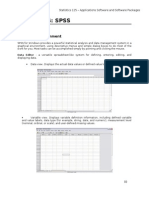 Chapter 4: SPSS: Spss Overview The SPSS Environment