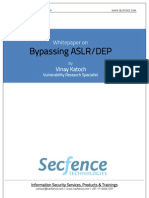 Whitepaper On ASLR DEP Bypass Secfence Technologies