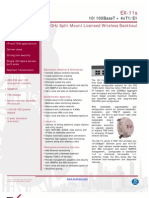 11Ghz Split-Mount Licensed Wireless Backhaul: 10/100baset + 4Xt1/E1