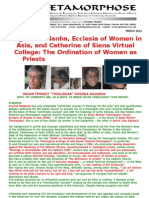 Virginia Saldanha-Ecclesia of Women in Asia and Catherine of Siena Virtual College-Feminist Theology and The Ordination of Women Priests