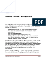 Use Case Approach2003