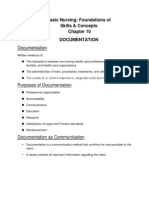 Documentation: Basic Nursing: Foundations of Skills & Concepts Documentation