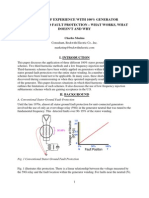 Generator 100% Stator Earth Fault Protection Using Subharmonic Technique