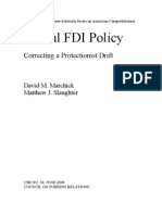 Global Fdi Policy