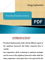 Procedural Implementation