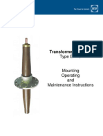 Transformer Bushing: Type EKTO