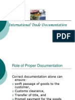 International Trade Documentation