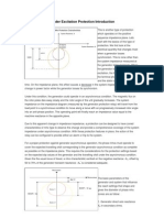 Generator Under Excitation Protection Introduction