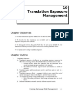 10 Translation Exposure Management: Chapter Objectives