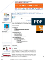 Sample - Software Requirements Specification For Hospital Info Management System