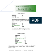 Air Freshener Gel Formulations - 084