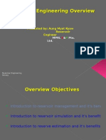 Reservoir Engineering Overview